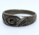 Viking - Silver Wedding Serpent,  Snake Figure Finger Ring Circa 900 Ad Scandinavian photo 5