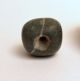 Pre Columbian Bead - Serpentinegreen Stone - Serpentine - Mayan - 23 Mm - 2 The Americas photo 6