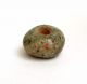 Pre Columbian Bead - Serpentinegreen Stone - Serpentine - Mayan - 19 Mm - 1 The Americas photo 1