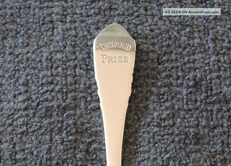 Trufood Australia Sterling Silver “prize” Spoon H/m 1930 20gms 7 Sterling Silver (.925) photo