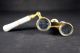 Antique Lemaire,  Paris Mother - Of - Pearl Opera Glasses With Telescopic Handle Optical photo 1
