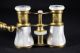 Antique Lemaire,  Paris Mother - Of - Pearl Opera Glasses With Telescopic Handle Optical photo 2