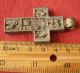 T156.  Medieval Style Bronze Double Faced Cross. Byzantine photo 2