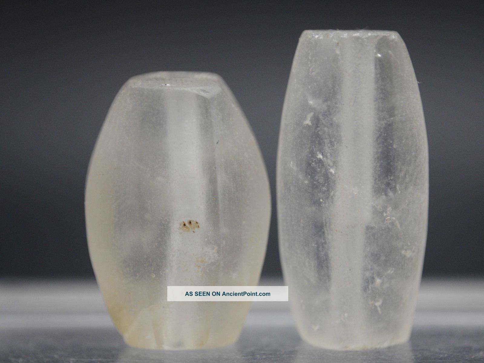 Rare Ancient Egyptian Rock Crystal Large Beads 600 Bc Egyptian photo