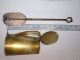 Old Brass Cape Cod Fire Lighter Vtg Fireplace Tankard Ceramic Egg Kerosene Tool Hearth Ware photo 10
