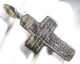 Late Medieval Period Bronze Cross Pendant - Wearable Artifact - Cd45 Roman photo 2