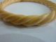 Rare 19th Century Chinese Or African Patinated Barley Twist Bangle Bracelet Necklaces & Pendants photo 5