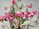 Antique Vintage Chandelier Italian Tole Chic Rose Green Flowers Shabby Chandeliers, Fixtures, Sconces photo 3