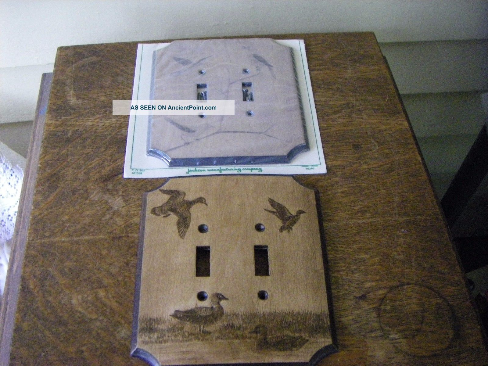 Northern Hard Maple Duck & Bird Embossed Switchplates Switch Plates & Outlet Covers photo