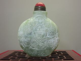 Rare Chinese Hand - Carved Old Jade 