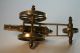 Vintage Model Antique Cannon Brass Statue With Wheels Great British Empire Gift British photo 4