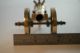 Vintage Model Antique Cannon Brass Statue With Wheels Great British Empire Gift British photo 8