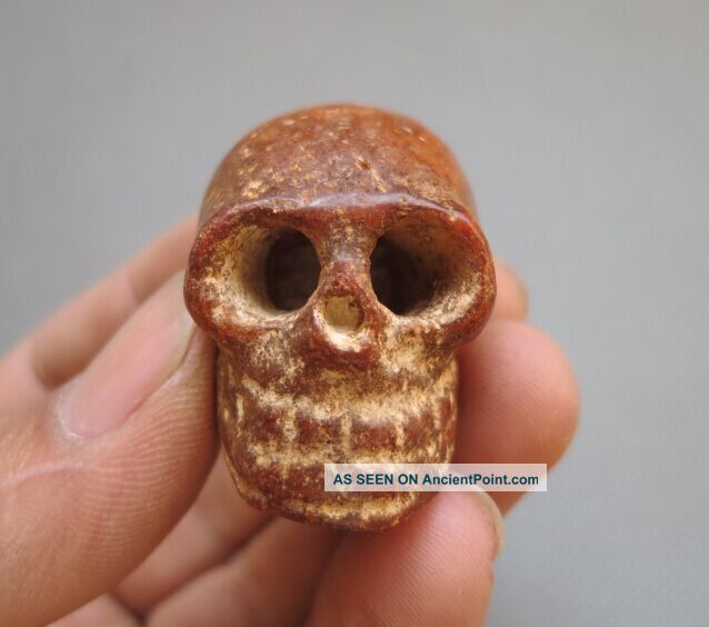 Chinese Ancient Neolithic Hongshan Jade Hand - Carved Amulet Pendant P02 Necklaces & Pendants photo