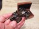 Antique Vintage Style Solid Brass Folding Instrument Binoculars W Compass Compasses photo 2