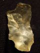 Translucent Prehistoric Tool Made From Libyan Desert Glass Found In Egypt 2.  54gr Neolithic & Paleolithic photo 2
