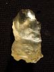 Translucent Prehistoric Tool Made From Libyan Desert Glass Found In Egypt 2.  54gr Neolithic & Paleolithic photo 8