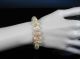 100 Natural Crystal Golden Wire Crystal Beads Bracelet Elastic Length Br018 Bracelets photo 3
