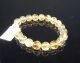 100 Natural Crystal Golden Wire Crystal Beads Bracelet Elastic Length Br018 Bracelets photo 6