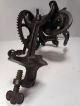 Antique / Vintage Cast Iron Apple Peeler / Parer Single Patent Date May 5 1868 Other Antique Home & Hearth photo 2