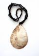 Old Aboriginal Pearl Shell Pendant Lonka Lonka - W/a 1950 ' S Pacific Islands & Oceania photo 4