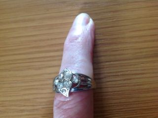 ' Beach Finds ' A Really Ladies (8 ' Stones ') Ring Size R, . photo