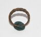 Ancient Viking Pseudo Twisted Bronze Ring (oct03) Roman photo 1