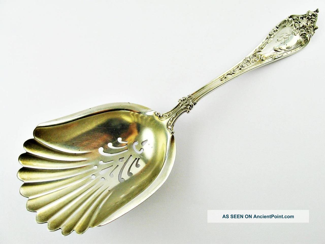 Antique Watson Altair Pattern Sterling Silver Bon Bon Scoop 5 & 7/8 