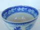 1820s Staffordshire Handless Cup Saucer Transferware Antique Blue White Cups & Saucers photo 3