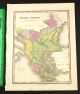 Orig Antique Map 1827 Turkey Constantinople Istanbul - Hand Colored A Finley Pre-1900 photo 1