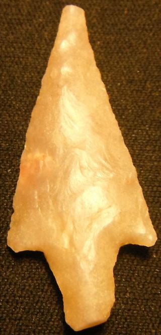 Unresearched British Found Neolithic 3500 1500 Bc Stone Age Arrowhead.  0002 photo