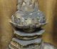 E737: Very Old Japanese Wood Carving Buddhist Statue Gautama Buddha Shaka - Nyorai Statues photo 5