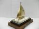 The Sailboat Of Silver970 Of The Most Wonderful Japan.  A Japanese Antique. Other Antique Sterling Silver photo 2