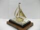 The Sailboat Of Silver970 Of The Most Wonderful Japan.  A Japanese Antique. Other Antique Sterling Silver photo 4