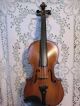 Old Italian Lableded Violin 1 Piece Back 4/4 W/bow & Case Nr String photo 5