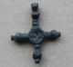 British Found Rare Anglo - Saxon Period Decorated Bronze Cross Pendant 900 Ad, British photo 2