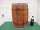 Old Rustic Wood Keg/nail Barrel Farm/cowboy Western Country Decor Primitives photo 4