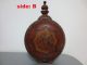Primitive 100years Old Antique Wooden Wine Vessel Or For Water Hand Carved Craft Islamic photo 6