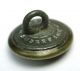 Antique Brass Sporting Button Sitting Greyhound - Whippet Dog Head Design Buttons photo 1