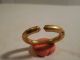 Tairona Gold Nose Ring Pre - Columbian Archaic Ancient Artifact Columbia Mayan Nr The Americas photo 2