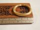 Tairona Gold Nose Ring Pre - Columbian Archaic Ancient Artifact Columbia Mayan Nr The Americas photo 3