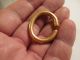 Tairona Gold Nose Ring Pre - Columbian Archaic Ancient Artifact Columbia Mayan Nr The Americas photo 6