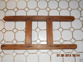 Early 19th Century Pine Wood Cheese Ladder W Mortised Construction Example photo