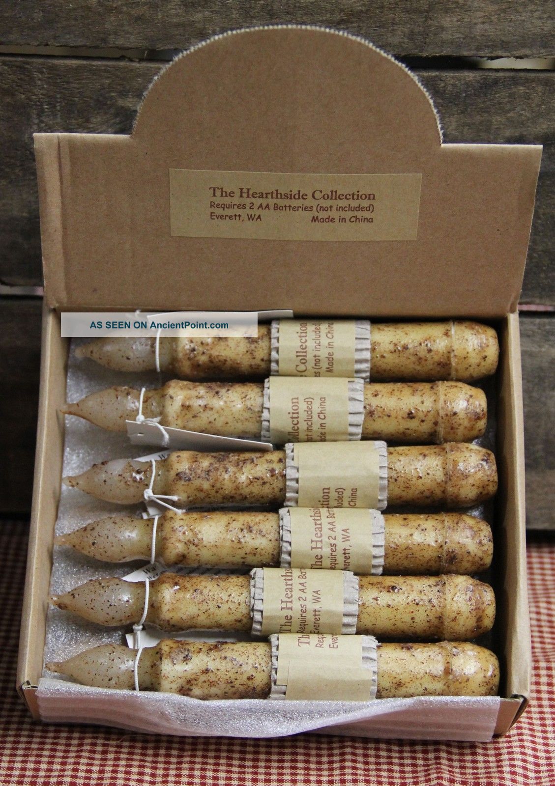 12 Primitive Country Burnt Ivory 6.  5 