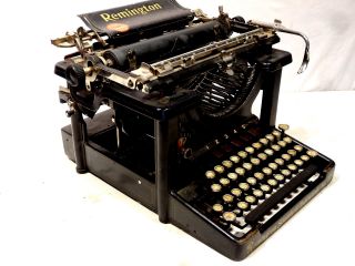 Vintage Remington Standard No 10 Typewriter Bakelite Large Type Writer Keys photo