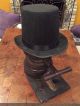Antique Primitive Millinery Hat Stretcher All Wood Cast Iron Handle Made France Primitives photo 8