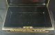 Antique Large Steel Strong Box For Deeds & Documents Brass Handle Mary Ann Thew Safes & Still Banks photo 9