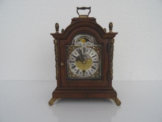 Warmink Wuba Dutch Shelf Mantel Clock Moonphase (junghans Kienzle Hermle Era) photo