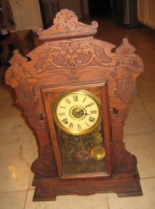 Antique Seth Thomas Mantle Clock photo