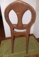 Antique Wood Vanity French Style Boudoir Chair For Restore Or Repurpose 1900-1950 photo 3
