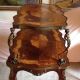 Antique French Louis Xv Style Two Tier Marquetry Pastry Coffee Table 1800-1899 photo 8